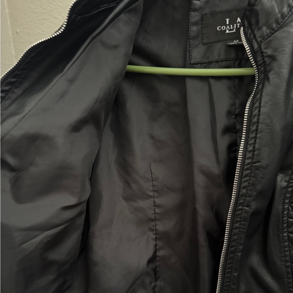 Women’s Faux Leather Jacket - Picture 5 of 7